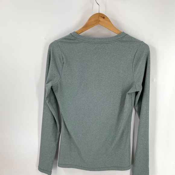 Athleta Green Long Sleeve Top - Picture 2 of 11